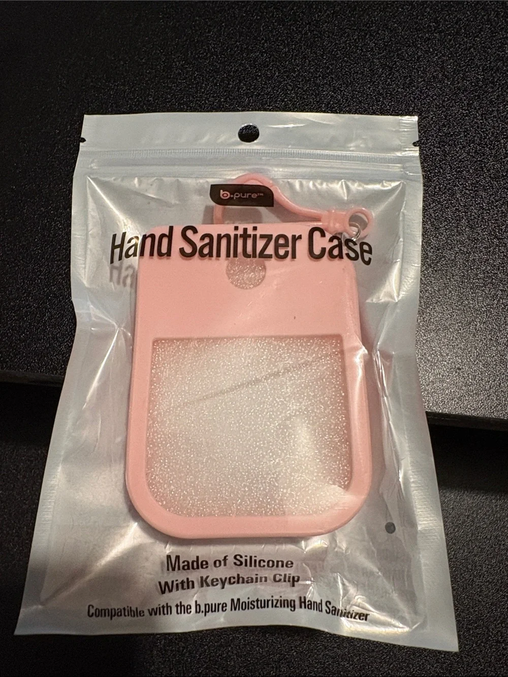 🧴 B.Pure Hand Sanitizer 4-Pack + Silicone Keychain Case ✨